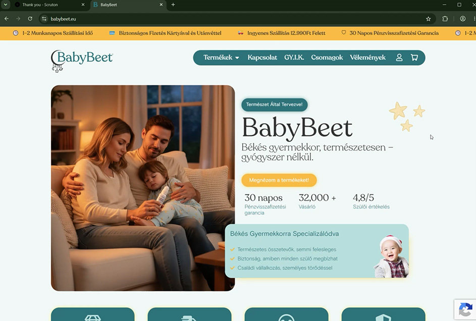 BabyBeet rendszer